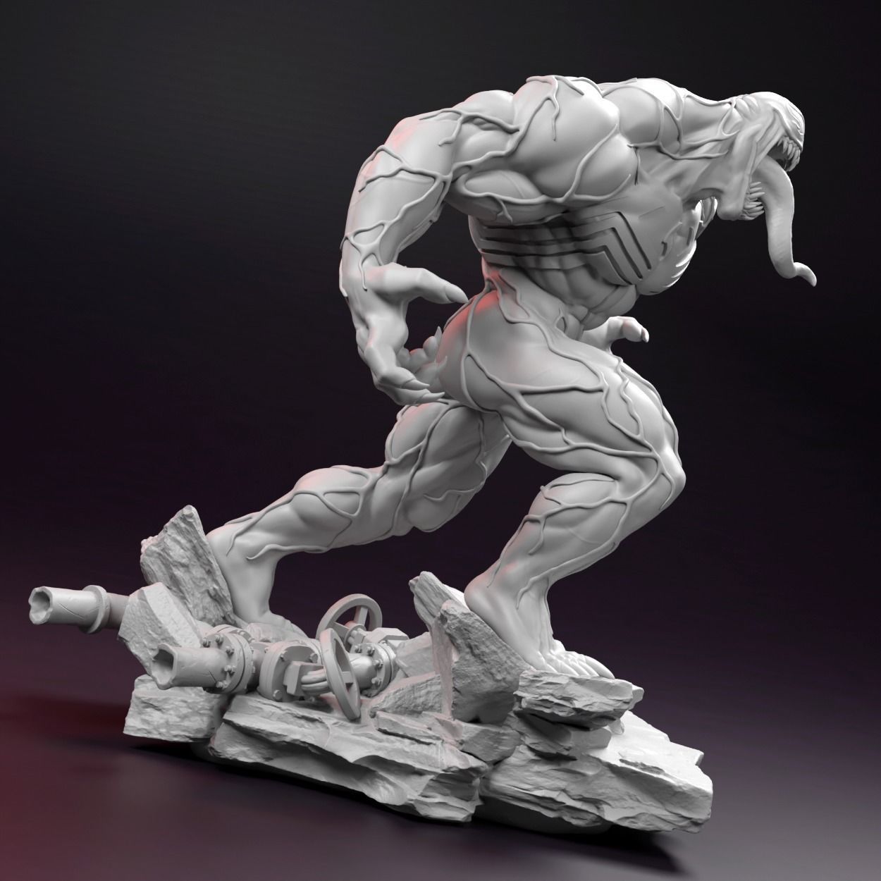 Venom 3D print model_5