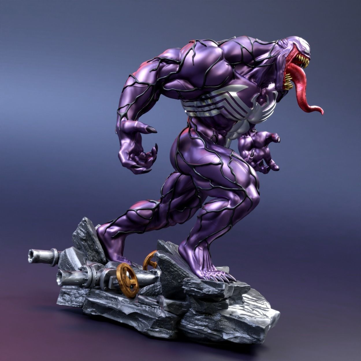 Venom 3D print model_7