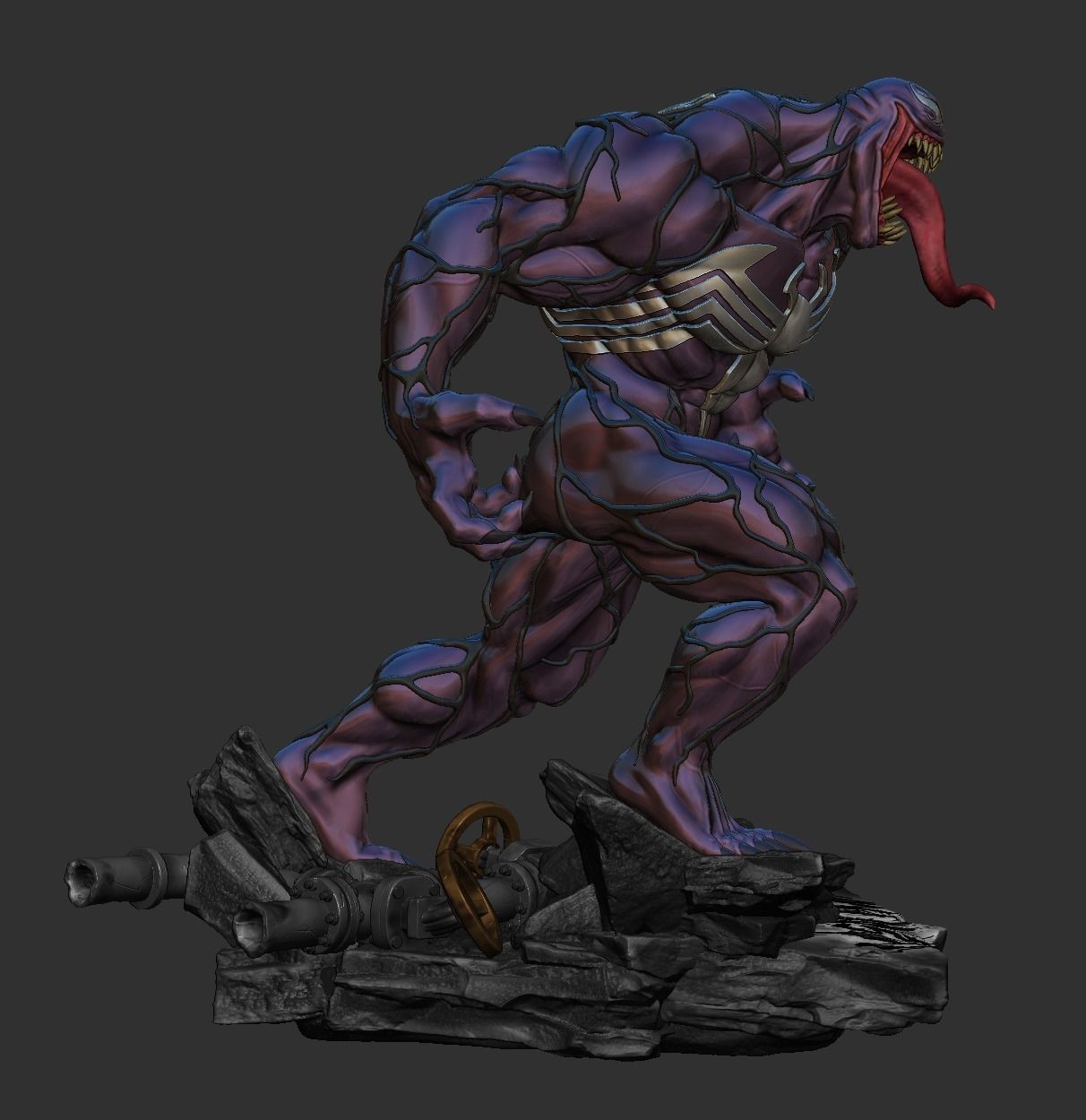 Venom 3D print model_21