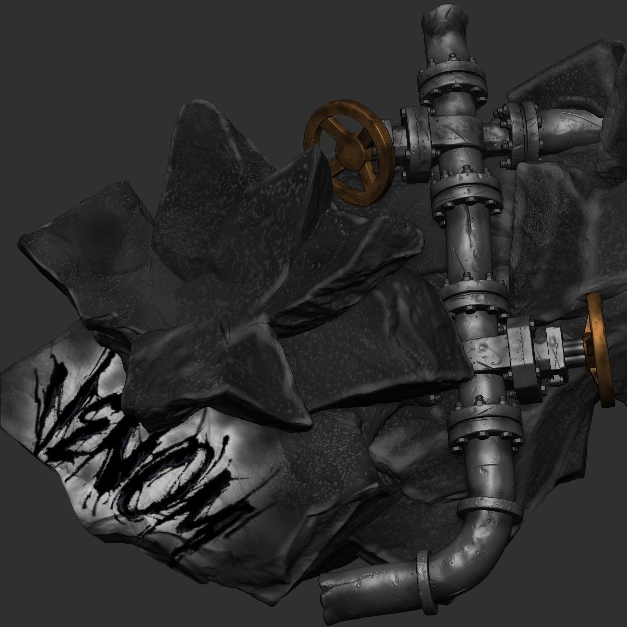 Venom 3D print model_26