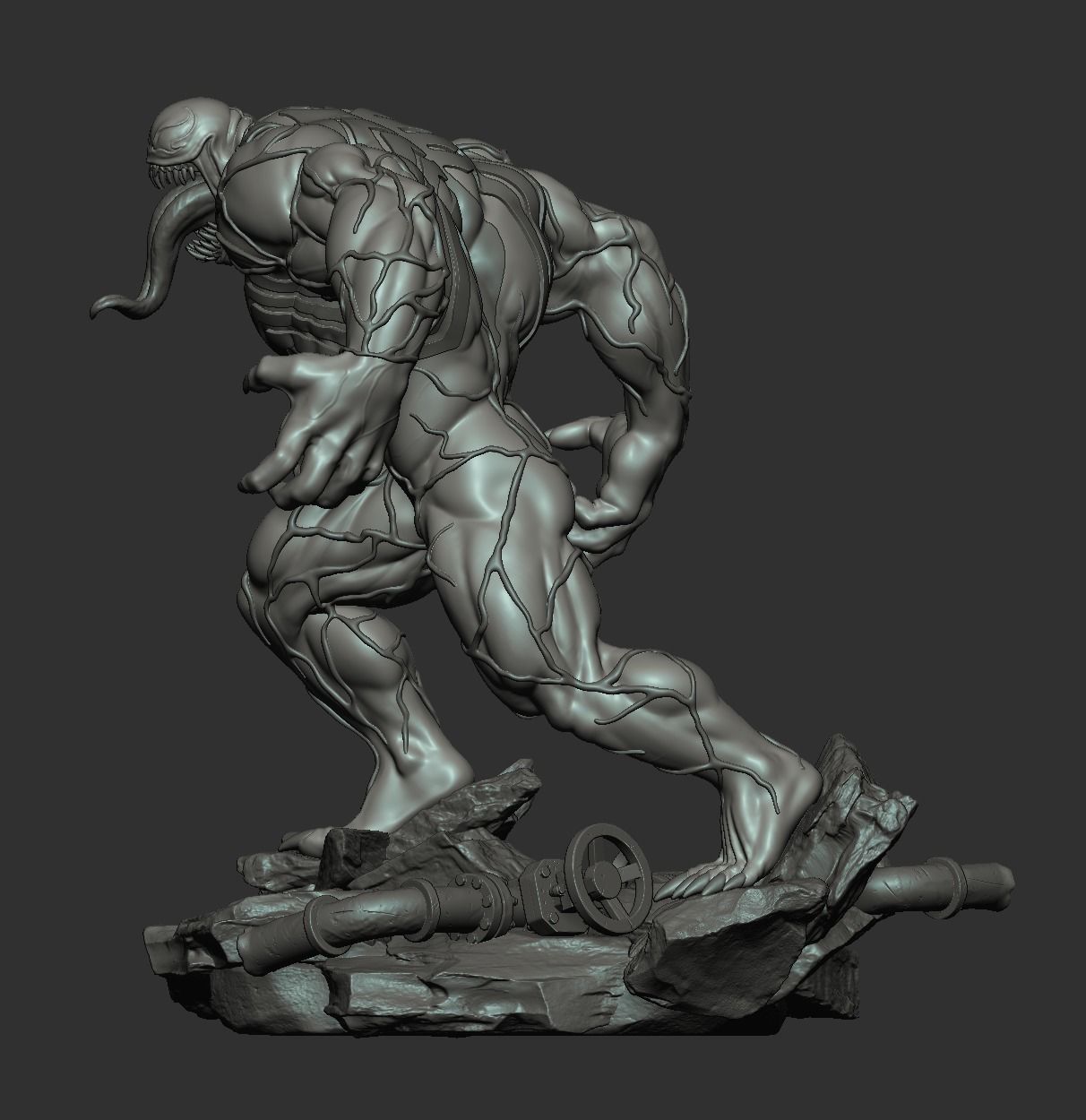 Venom 3D print model_14