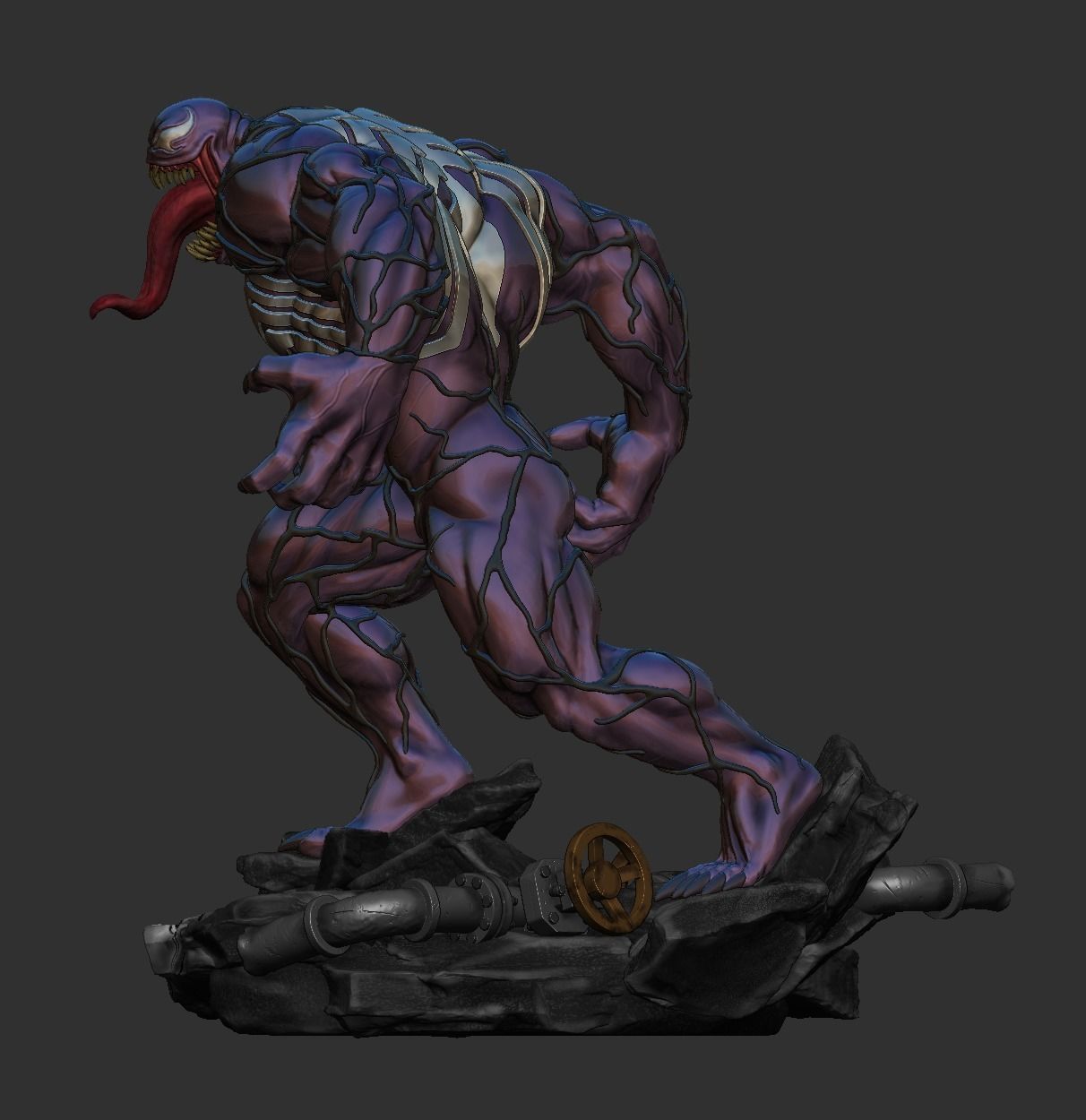 Venom 3D print model_23