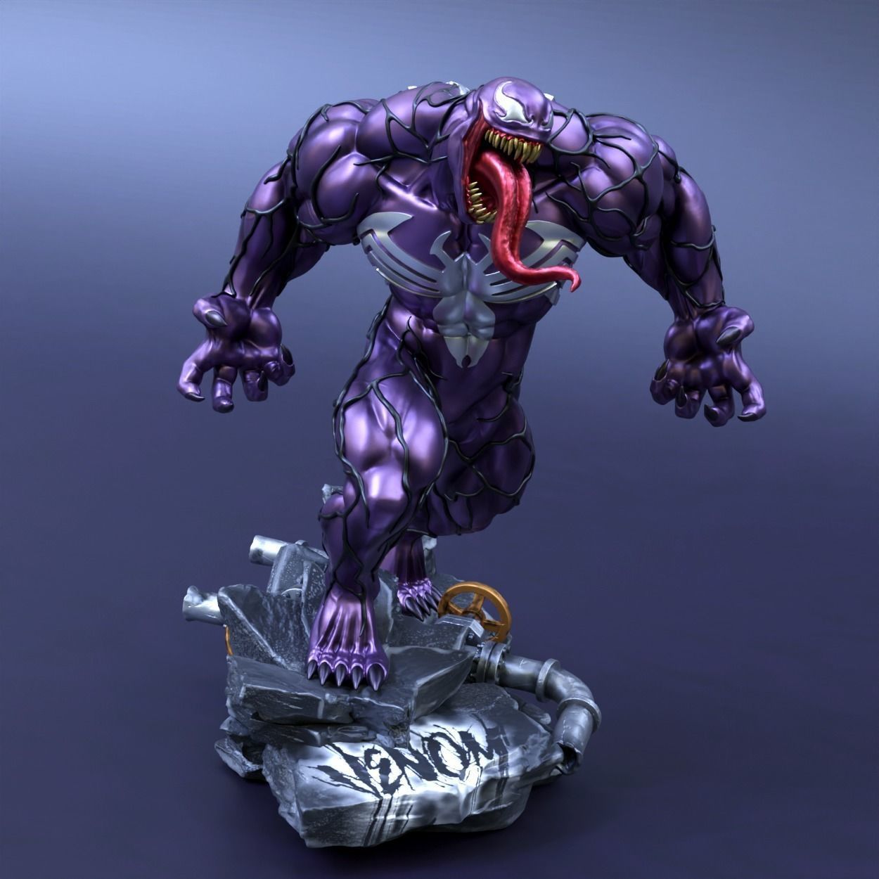 Venom 3D print model_10