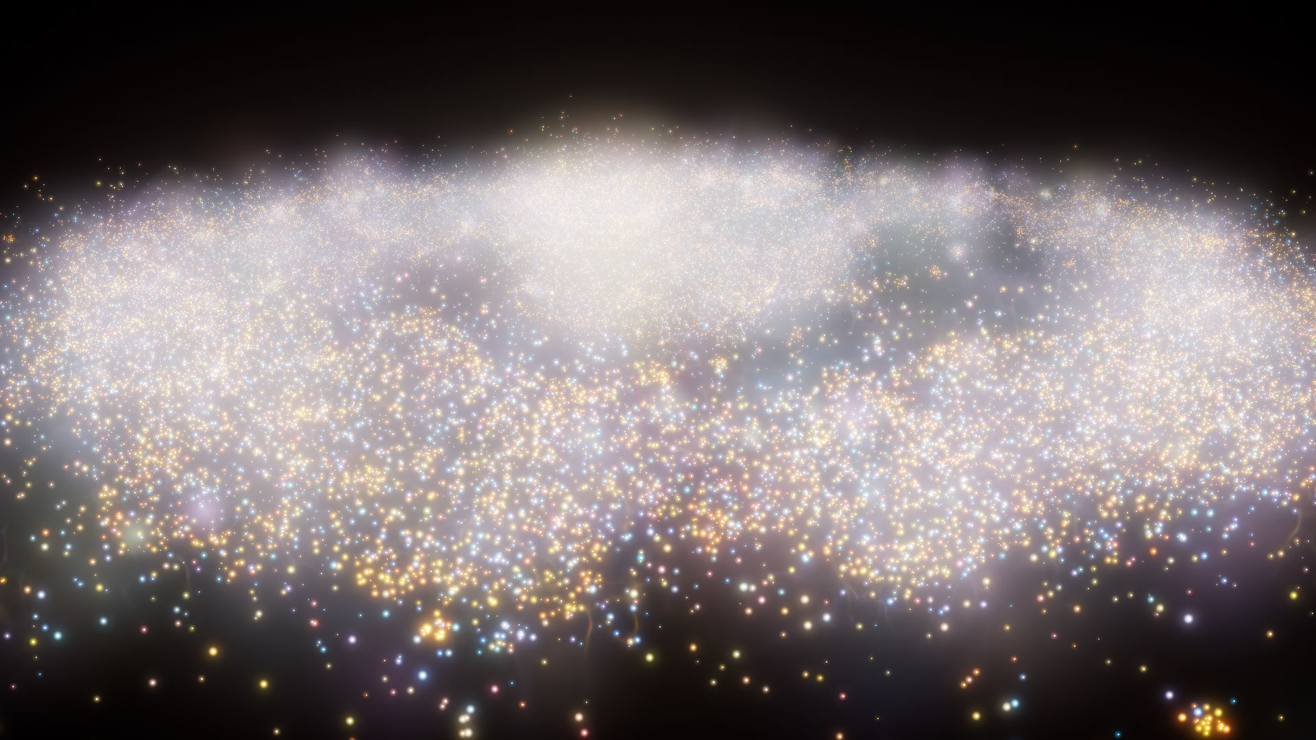 Unreal Niagara Galaxies Pack Low-poly 3D model_7