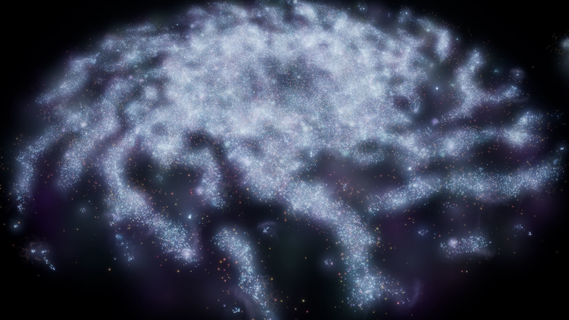 Unreal Niagara Galaxies Pack Low-poly 3D model_2