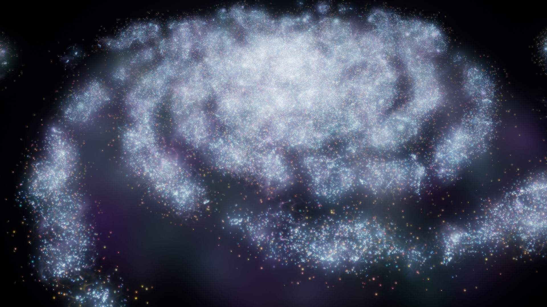 Unreal Niagara Galaxies Pack Low-poly 3D model_5