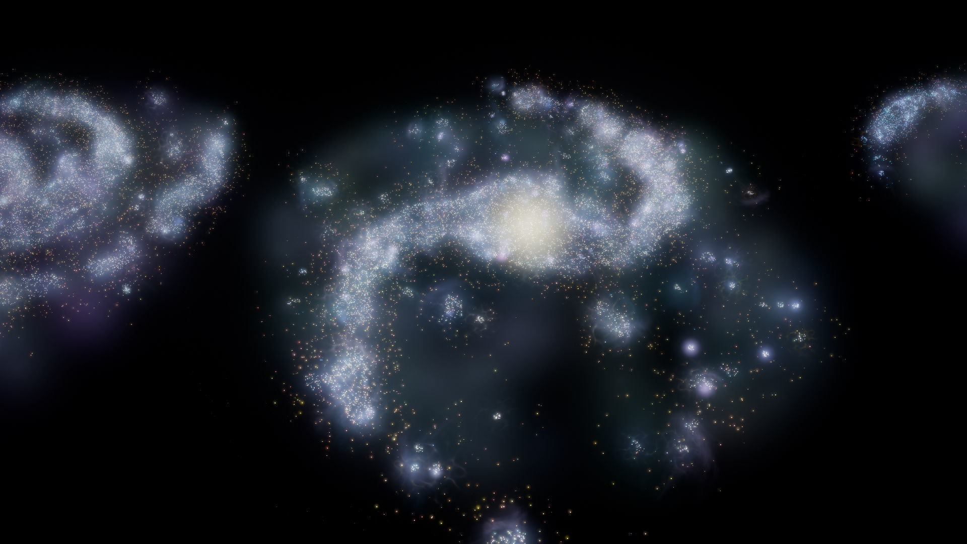 Unreal Niagara Galaxies Pack Low-poly 3D model_4