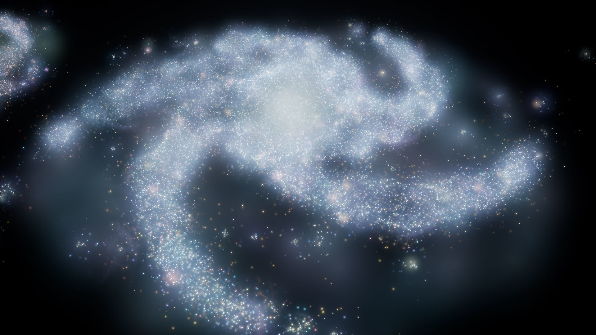 Unreal Niagara Galaxies Pack Low-poly 3D model_9