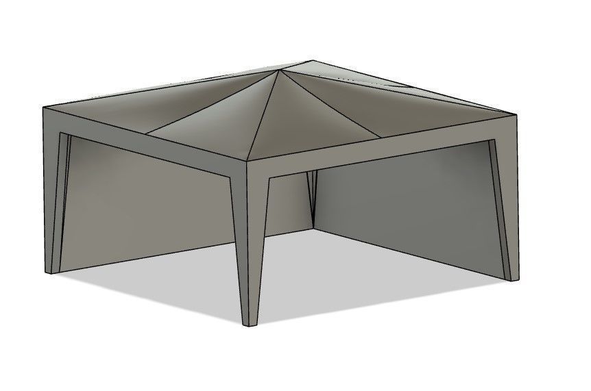 Camping Tents - H0 Scale 3D print model_7