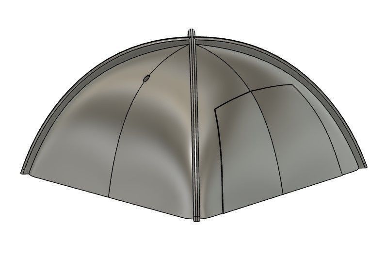 Camping Tents - H0 Scale 3D print model_1