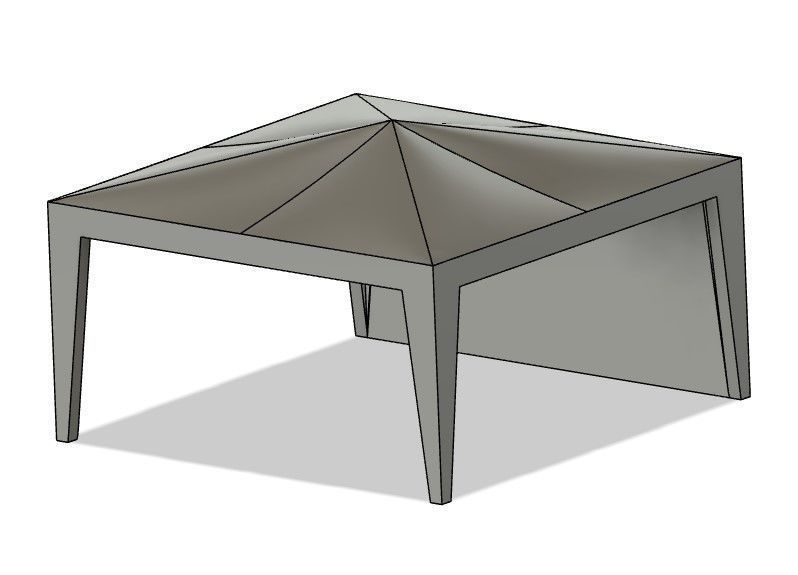 Camping Tents - H0 Scale 3D print model_6