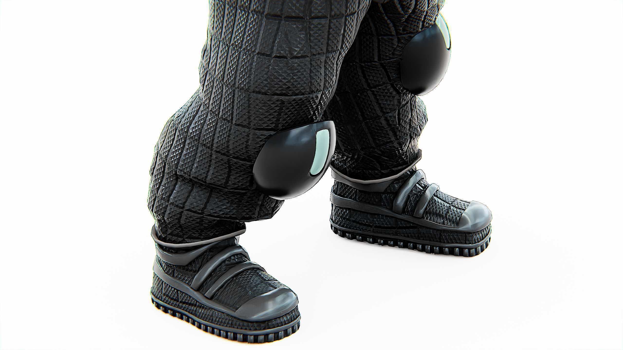 CYBER SOLDIER XC-400 Rigged for Unreal Engine - Unity - MIXAMO 3D model_26