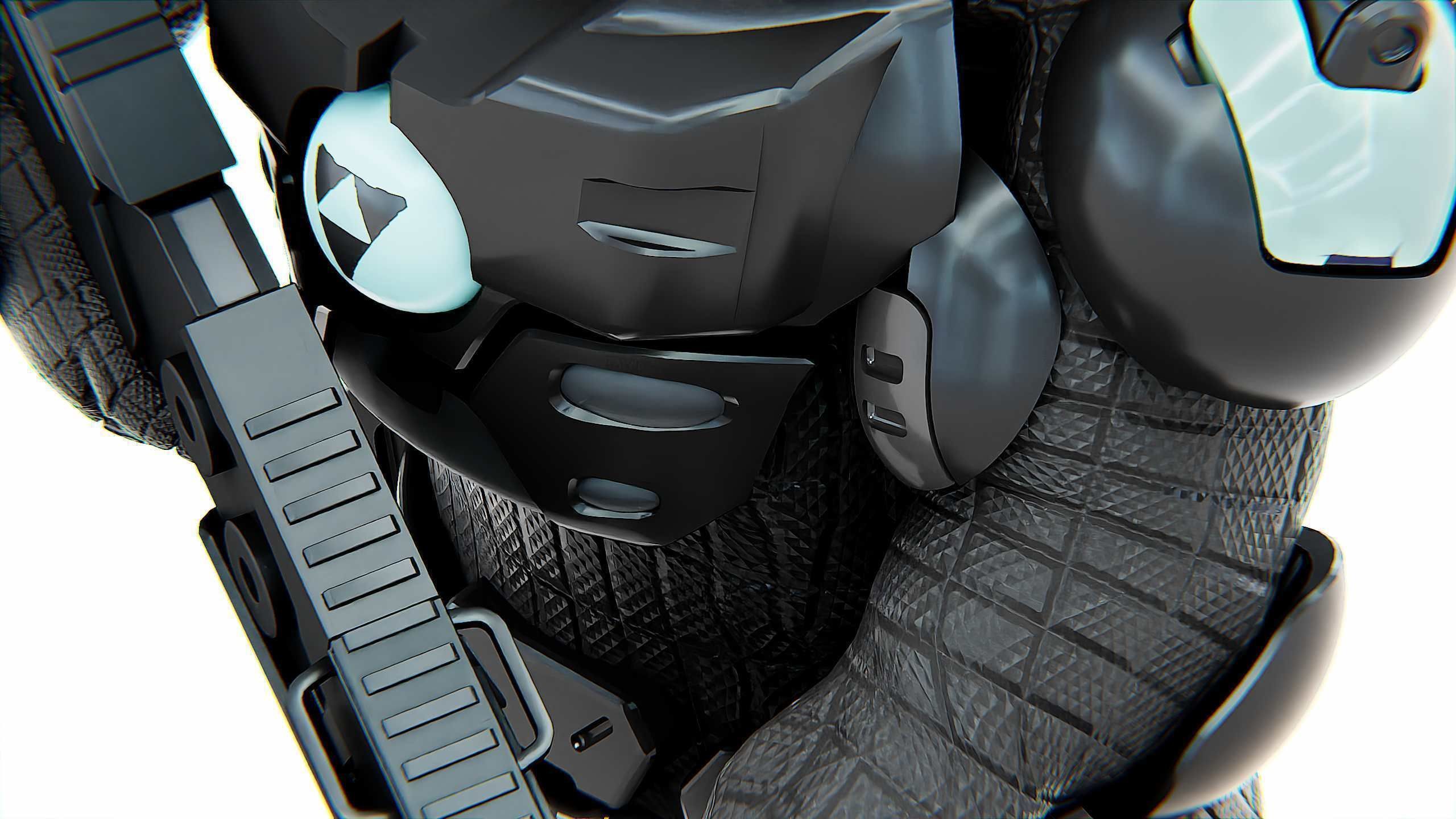 CYBER SOLDIER XC-400 Rigged for Unreal Engine - Unity - MIXAMO 3D model_27