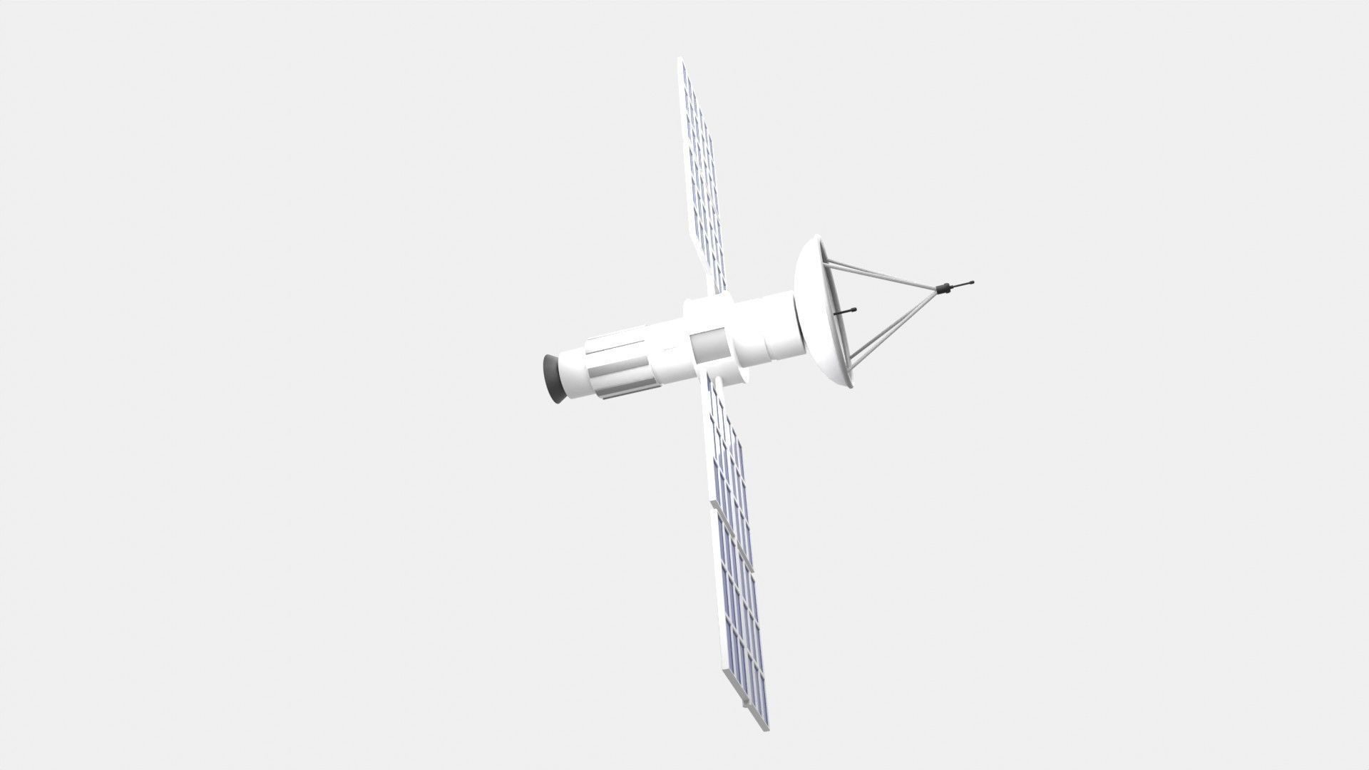 Satellite 3D Illustration 3D model_13