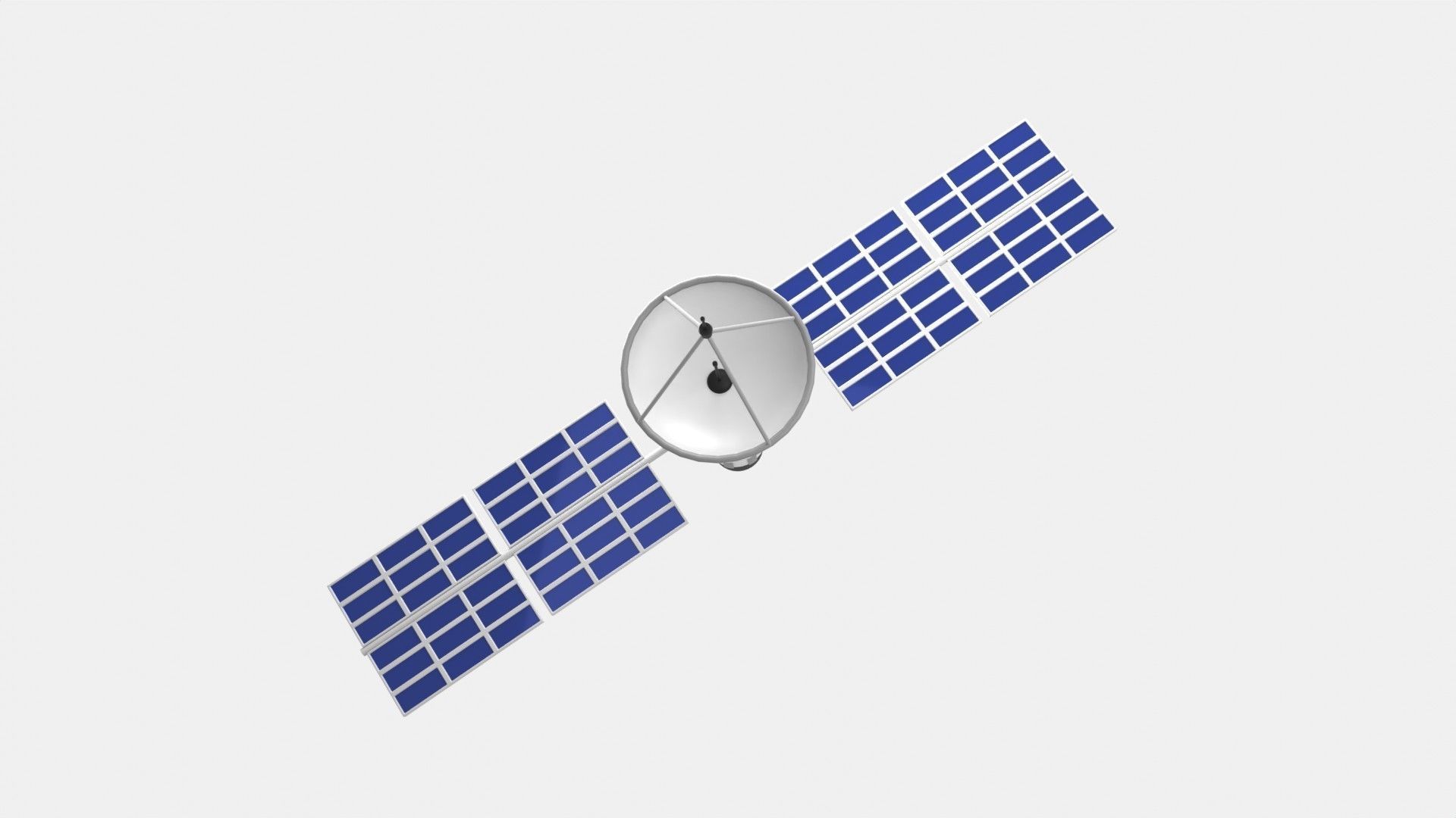 Satellite 3D Illustration 3D model_18