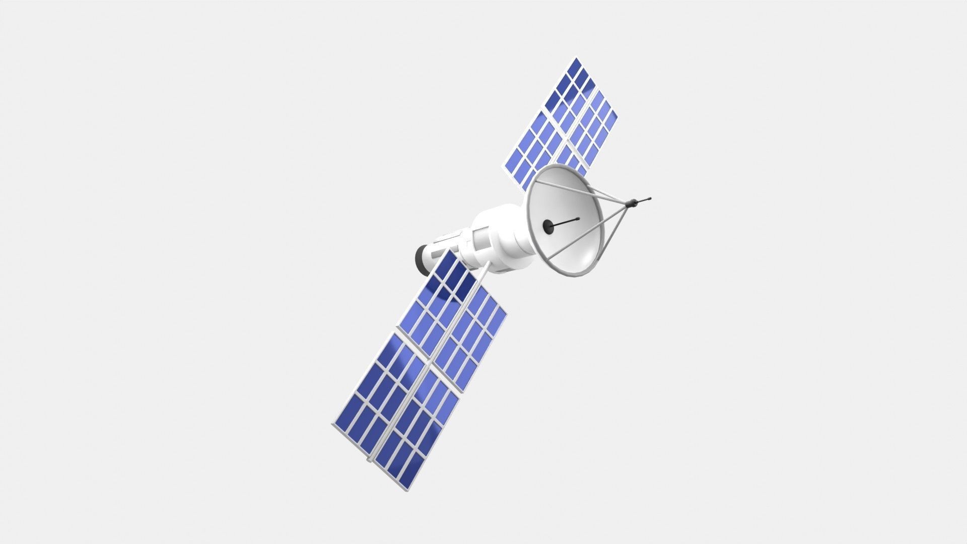Satellite 3D Illustration 3D model_15