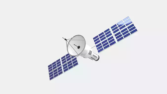 Satellite 3D Illustration
