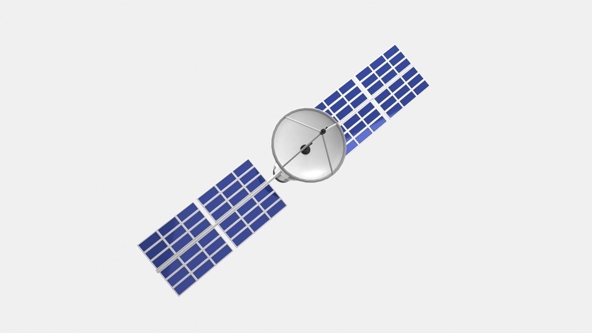 Satellite 3D Illustration 3D model_17