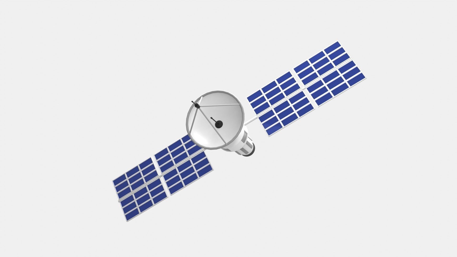 Satellite 3D Illustration 3D model_19