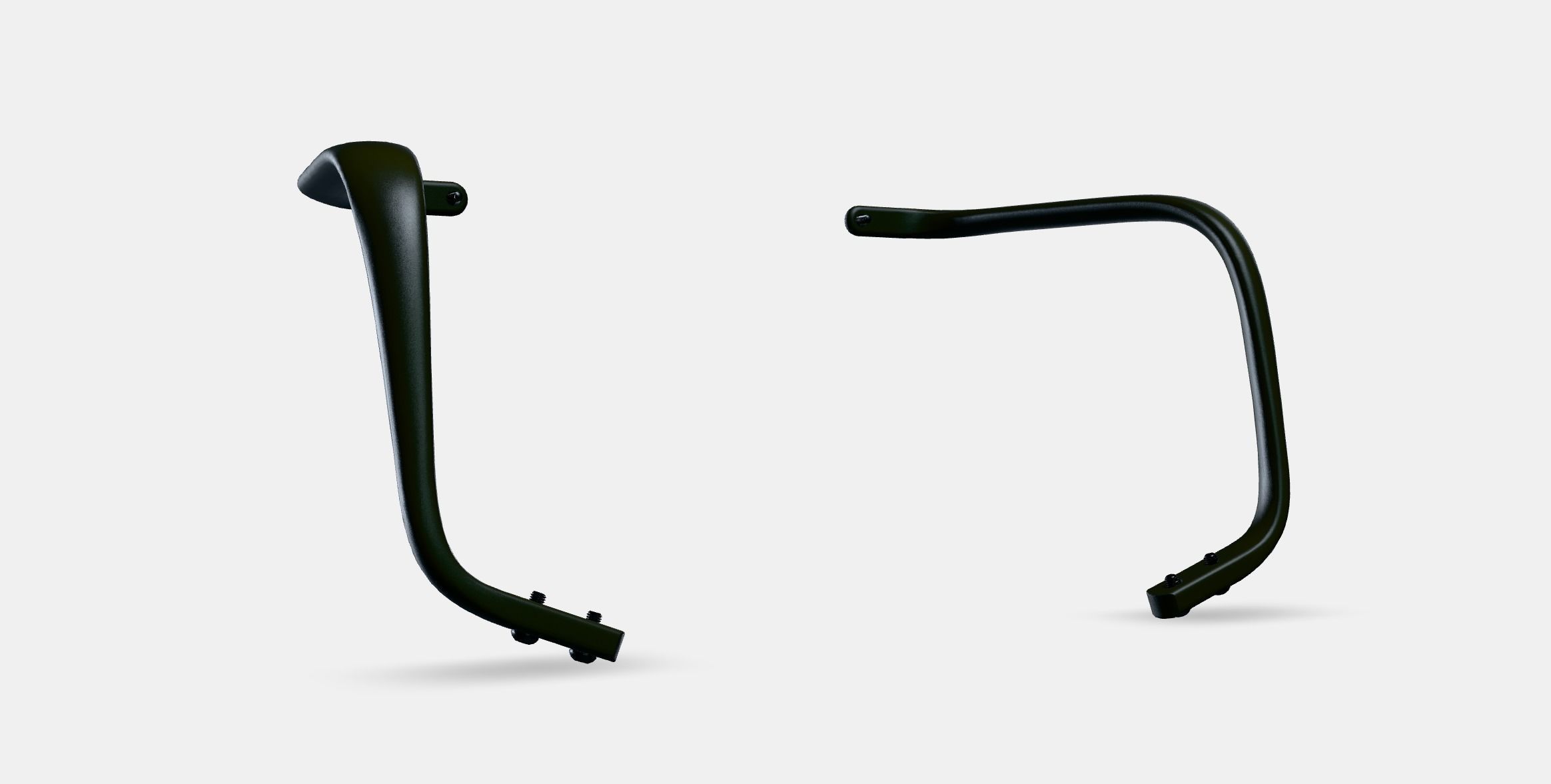 LANGFJALL Pair of armrests Low-poly 3D model_9
