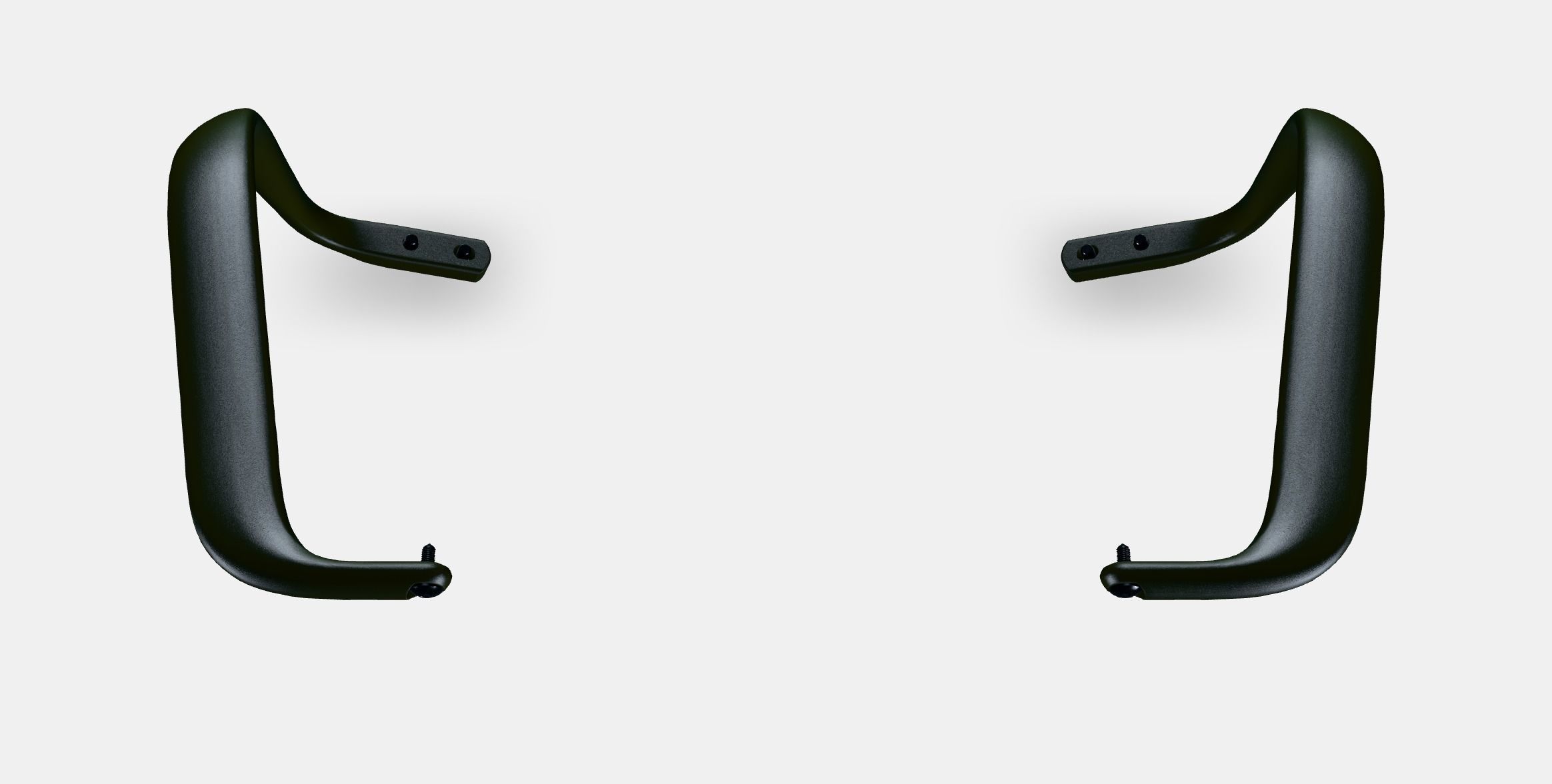 LANGFJALL Pair of armrests Low-poly 3D model_5