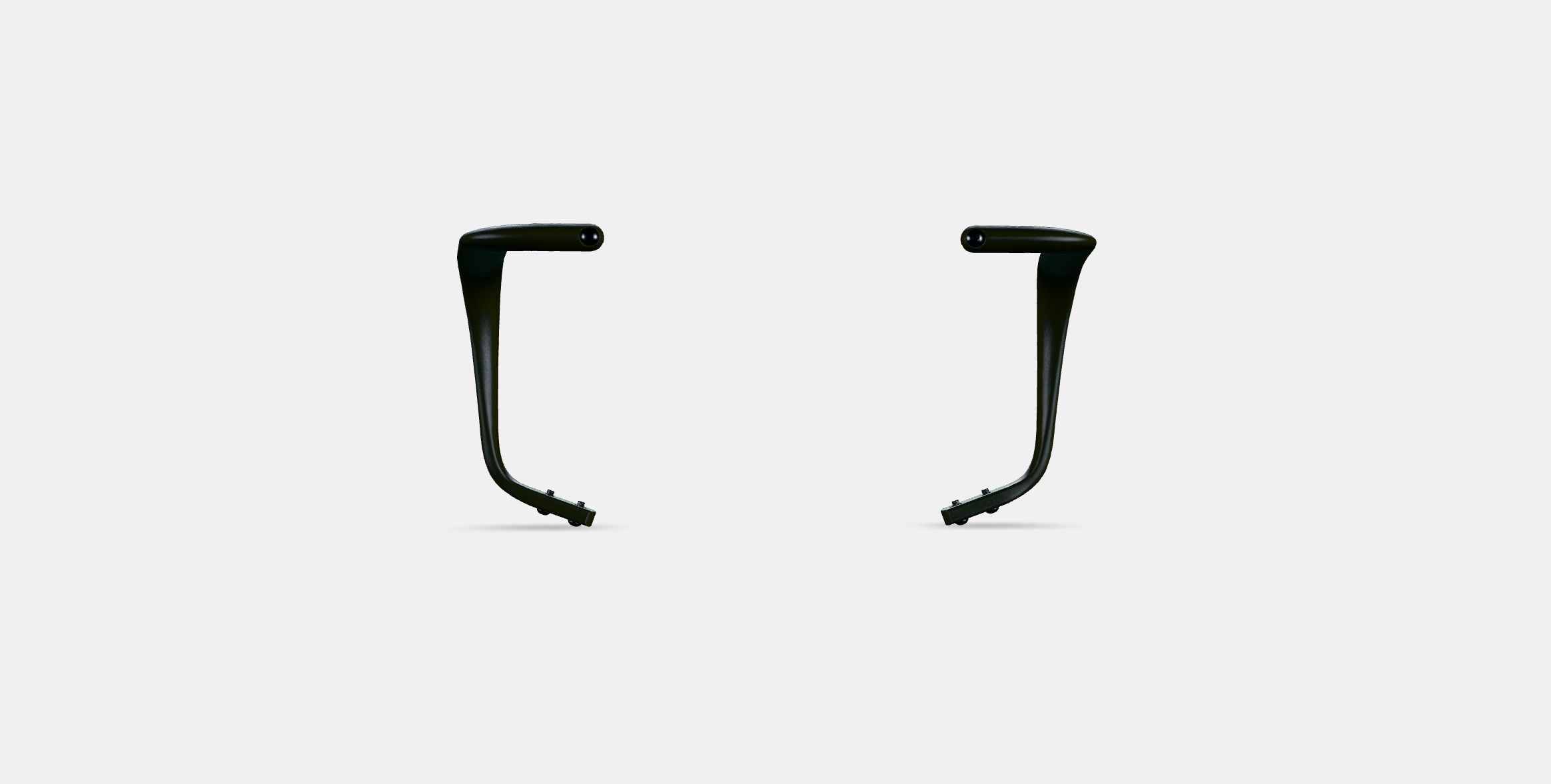 LANGFJALL Pair of armrests Low-poly 3D model_14