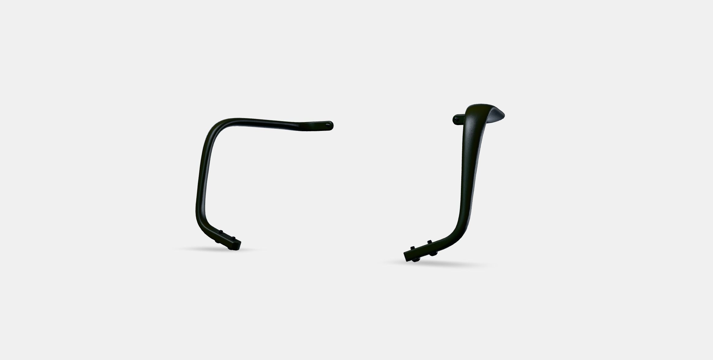 LANGFJALL Pair of armrests Low-poly 3D model_12