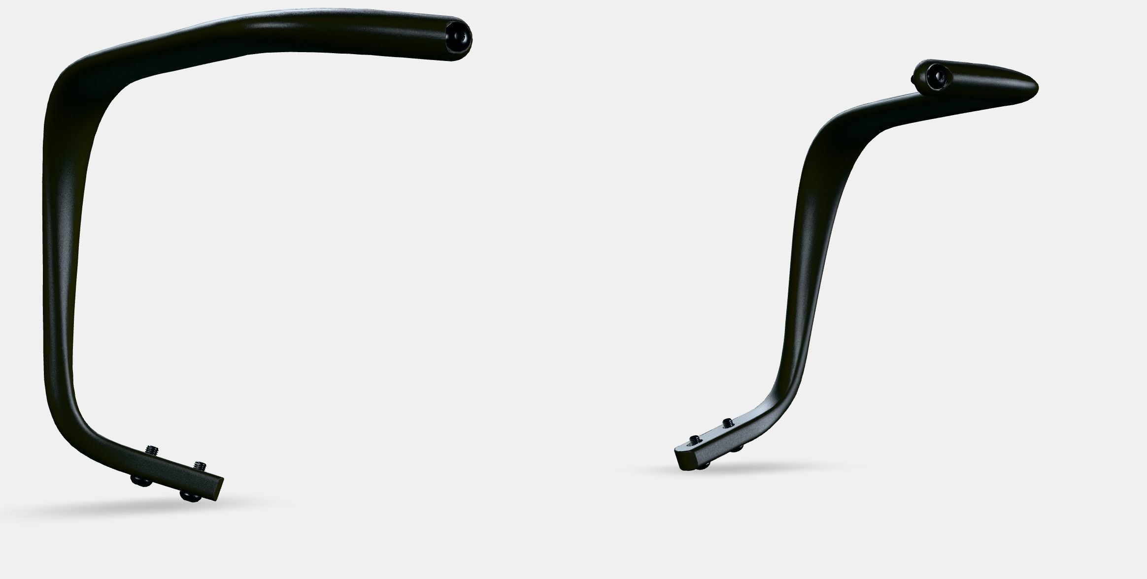 LANGFJALL Pair of armrests Low-poly 3D model_3