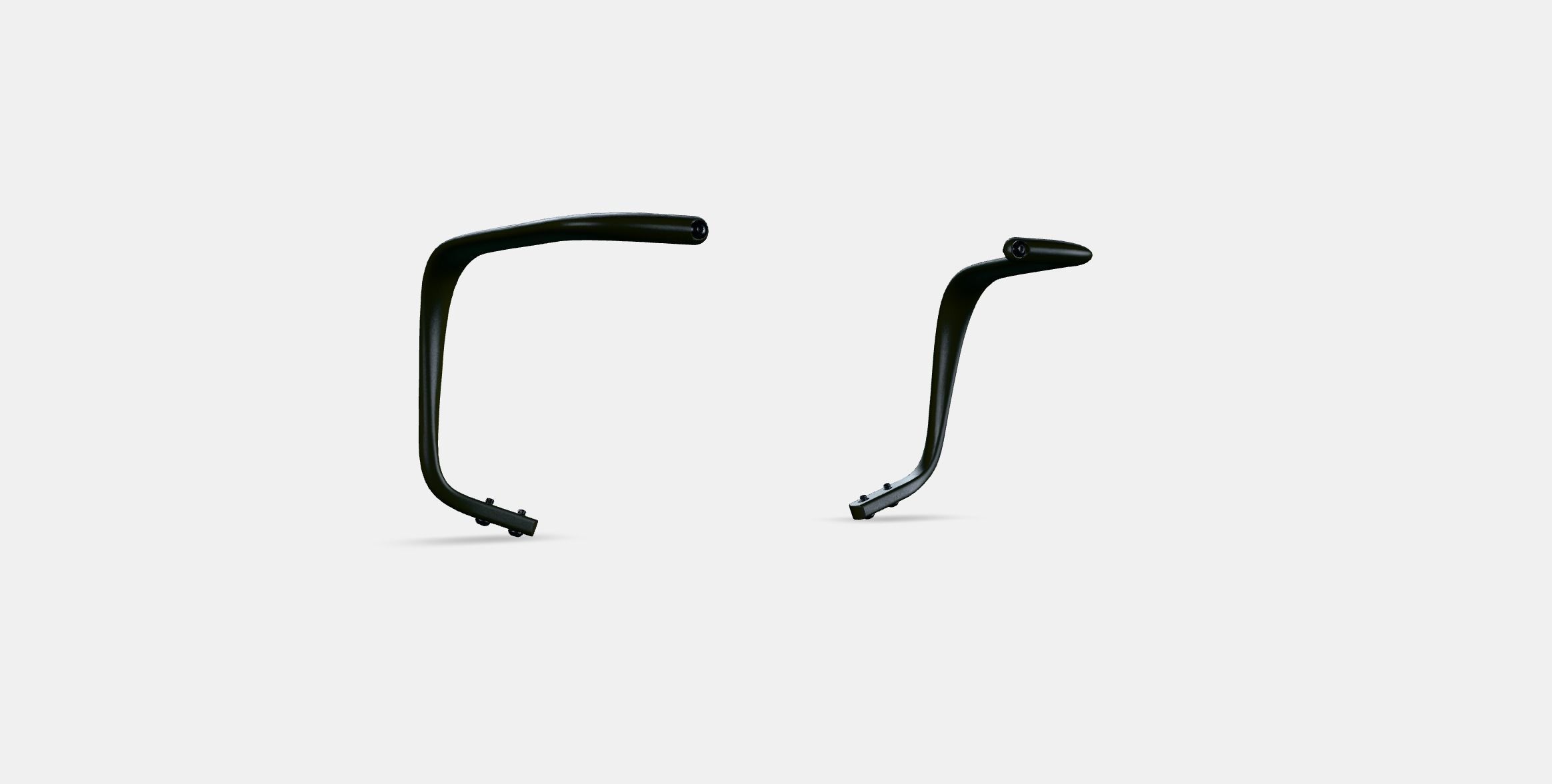 LANGFJALL Pair of armrests Low-poly 3D model_16