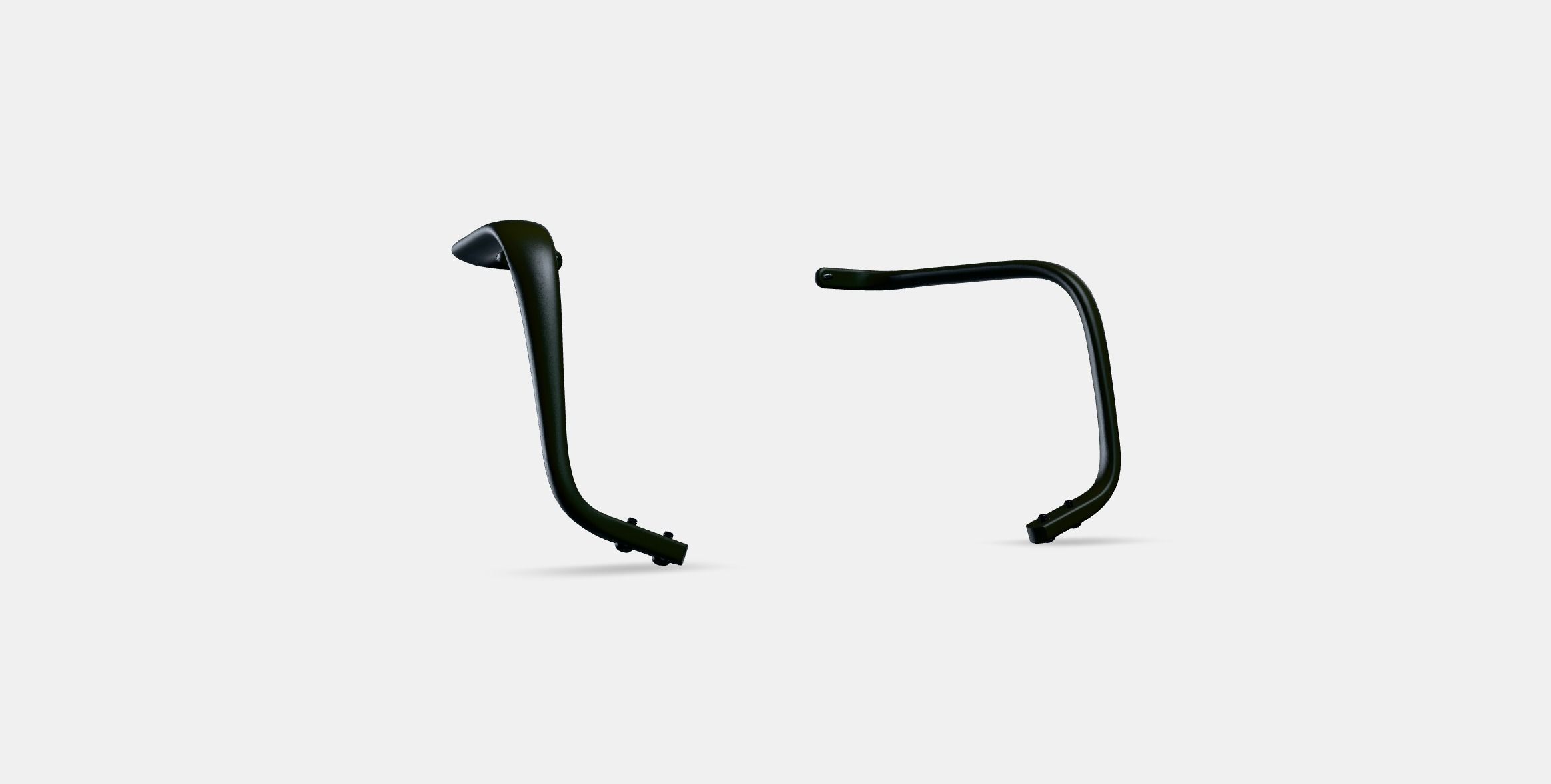 LANGFJALL Pair of armrests Low-poly 3D model_2