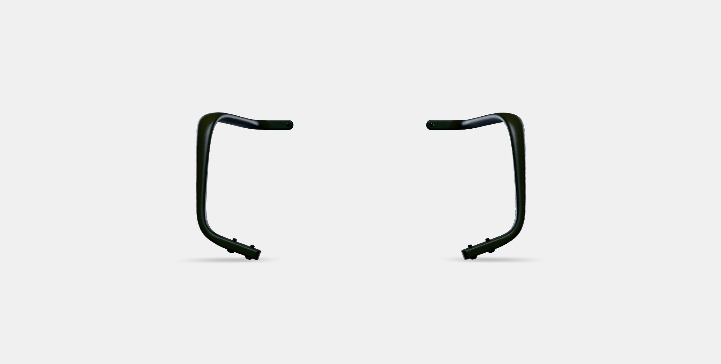 LANGFJALL Pair of armrests Low-poly 3D model_10