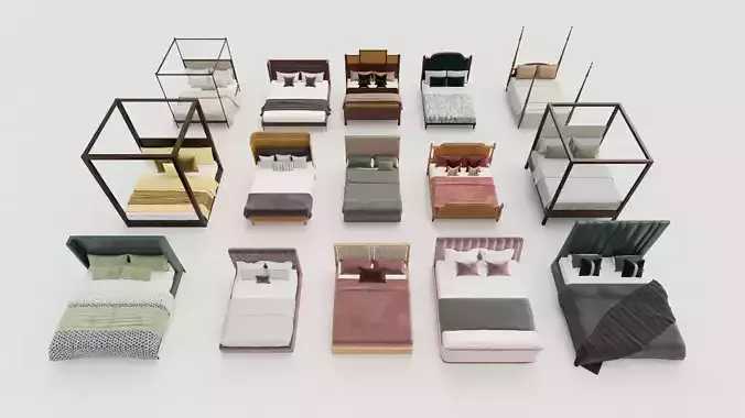 ArchFurnish Vol 2 - Beds