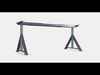 IDASEN Underframe for table top Low-poly 3D model_1