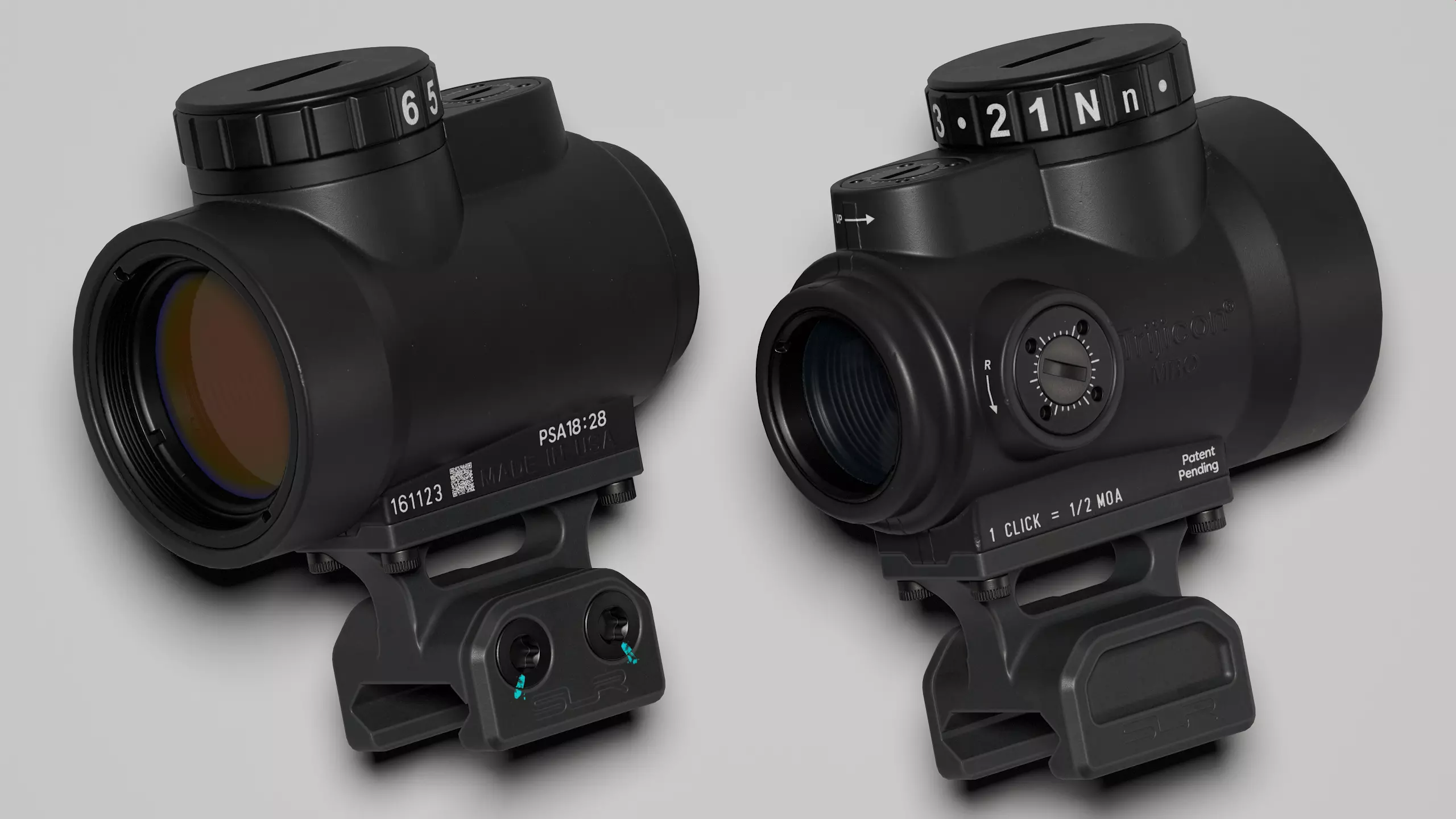 Trijicon MRO Reflex Sight Low-poly 3D model_0