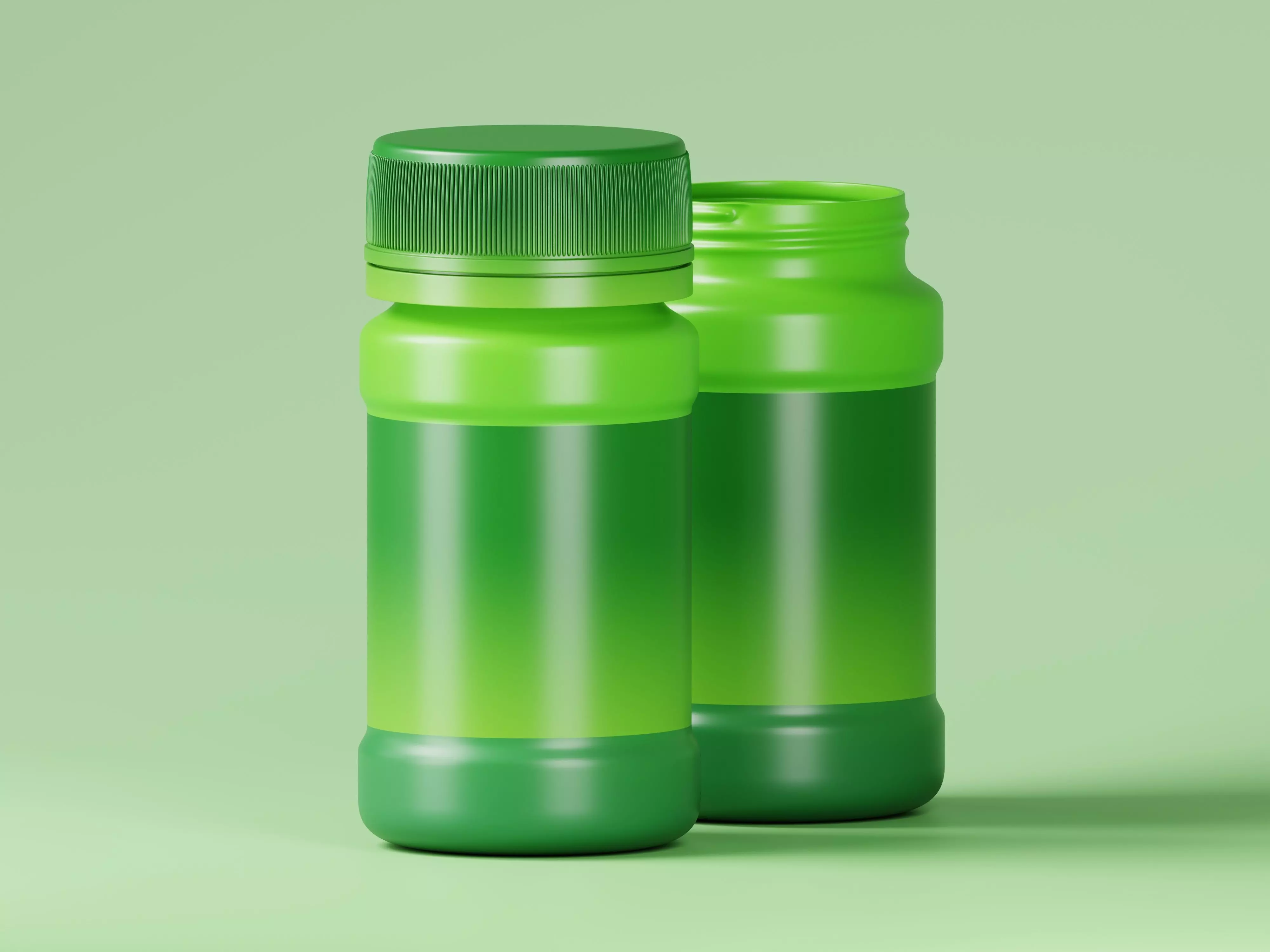Cosmetic Product Jar 3D Model Low-poly 3D model_0