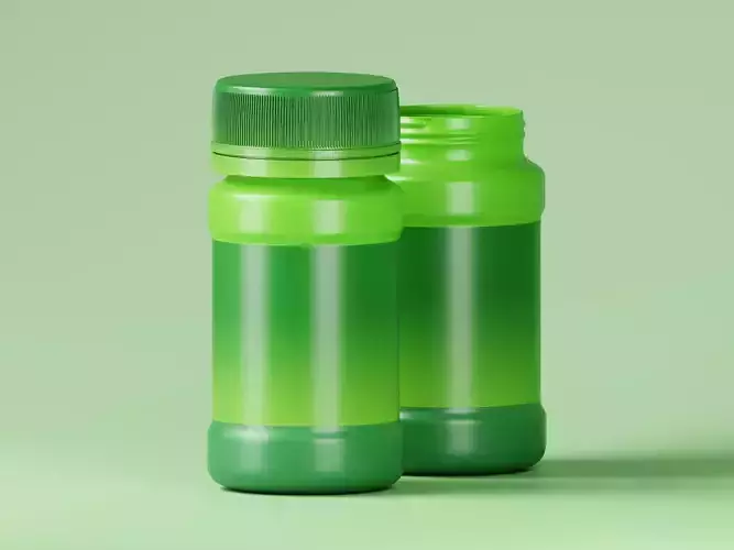 Cosmetic Product Jar 3D Model