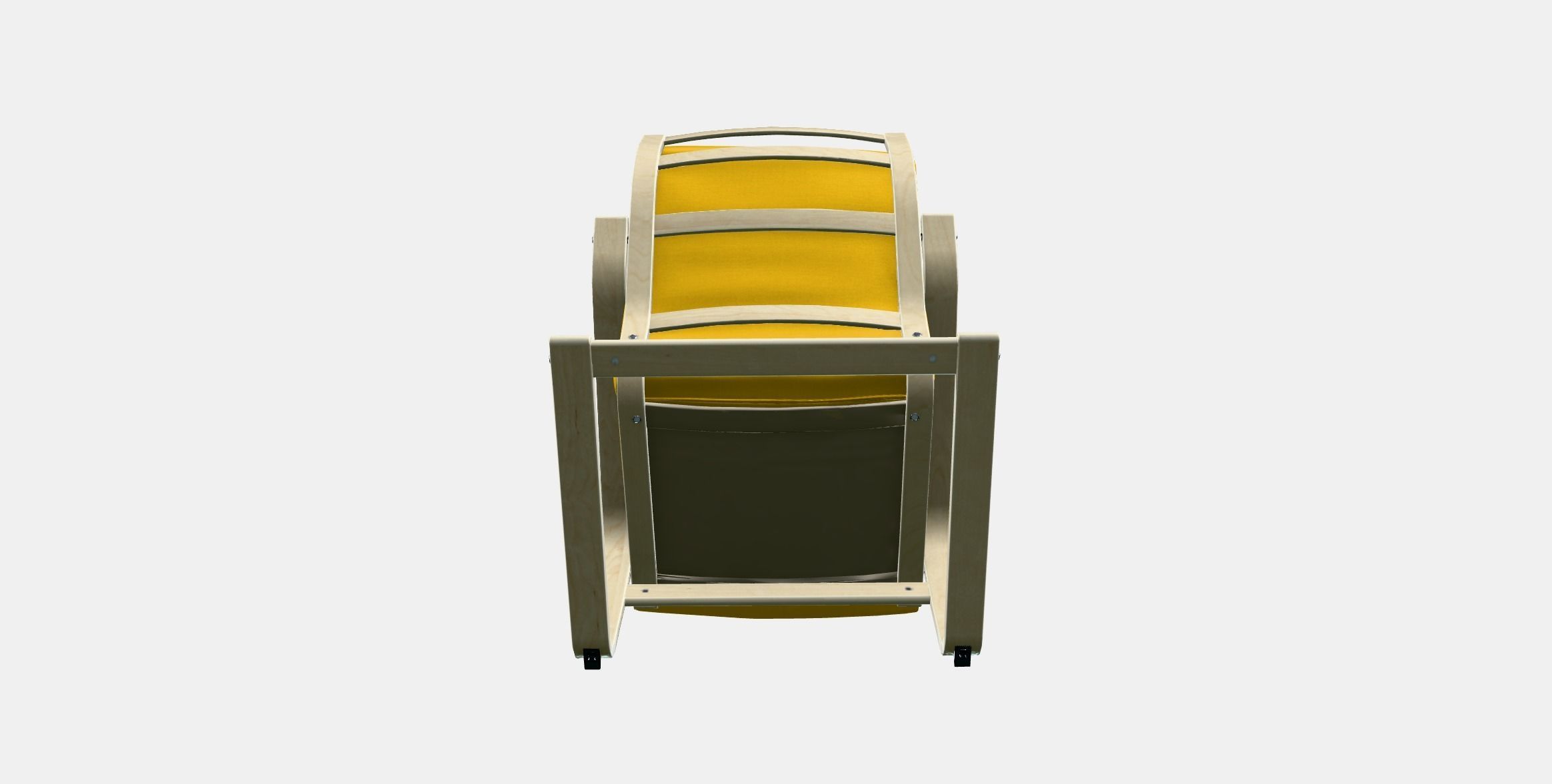 POANG Armchair 5 Low-poly 3D model_5