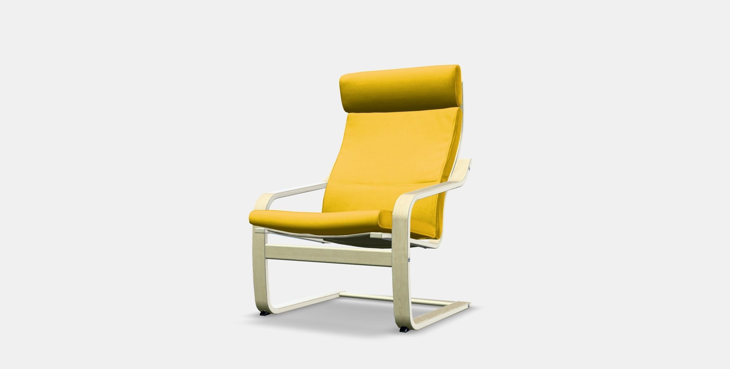 POANG Armchair 5 Low-poly 3D model_11