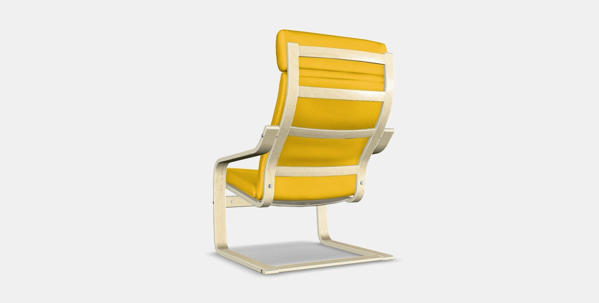 POANG Armchair 5 Low-poly 3D model_16
