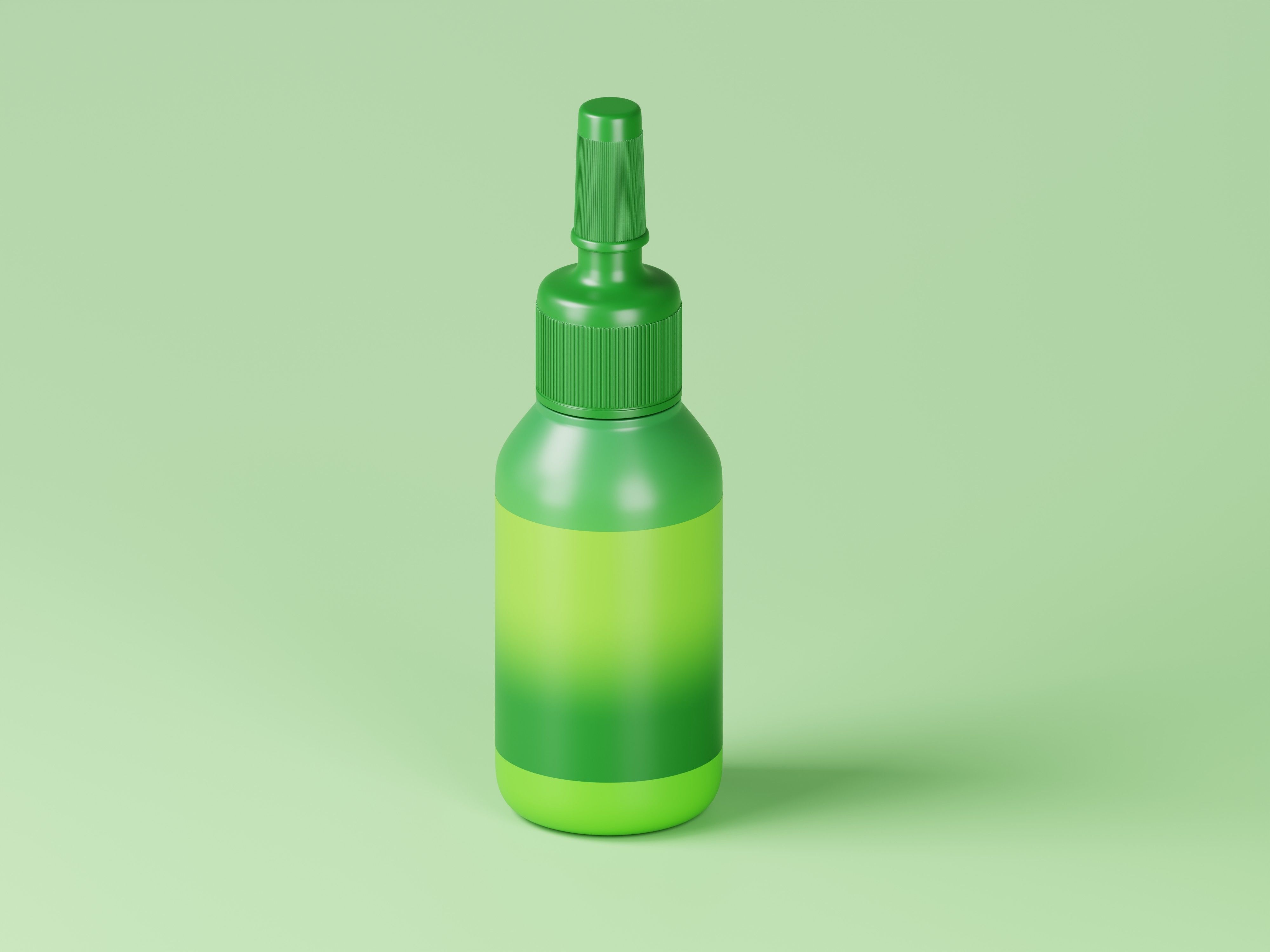 Glossy Plastic Ampoule Bottle 3D Model Low-poly 3D model_3