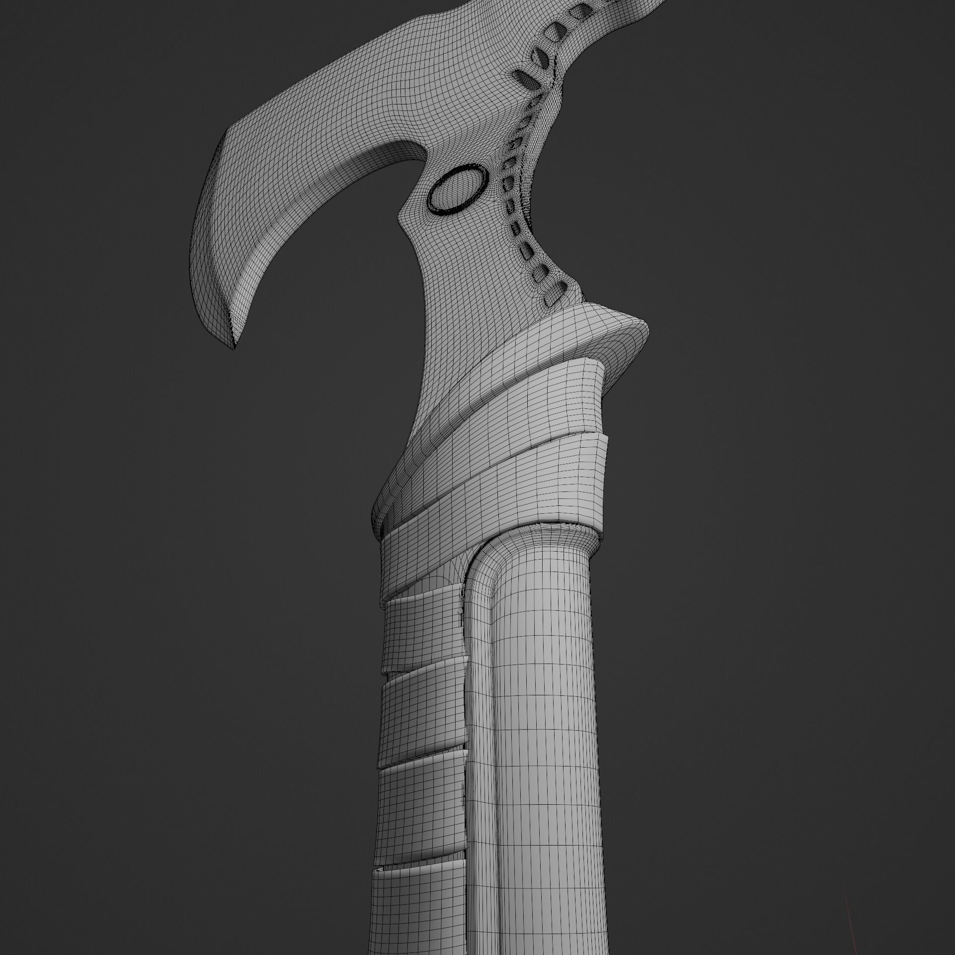 Nordic Axe 3D model_14