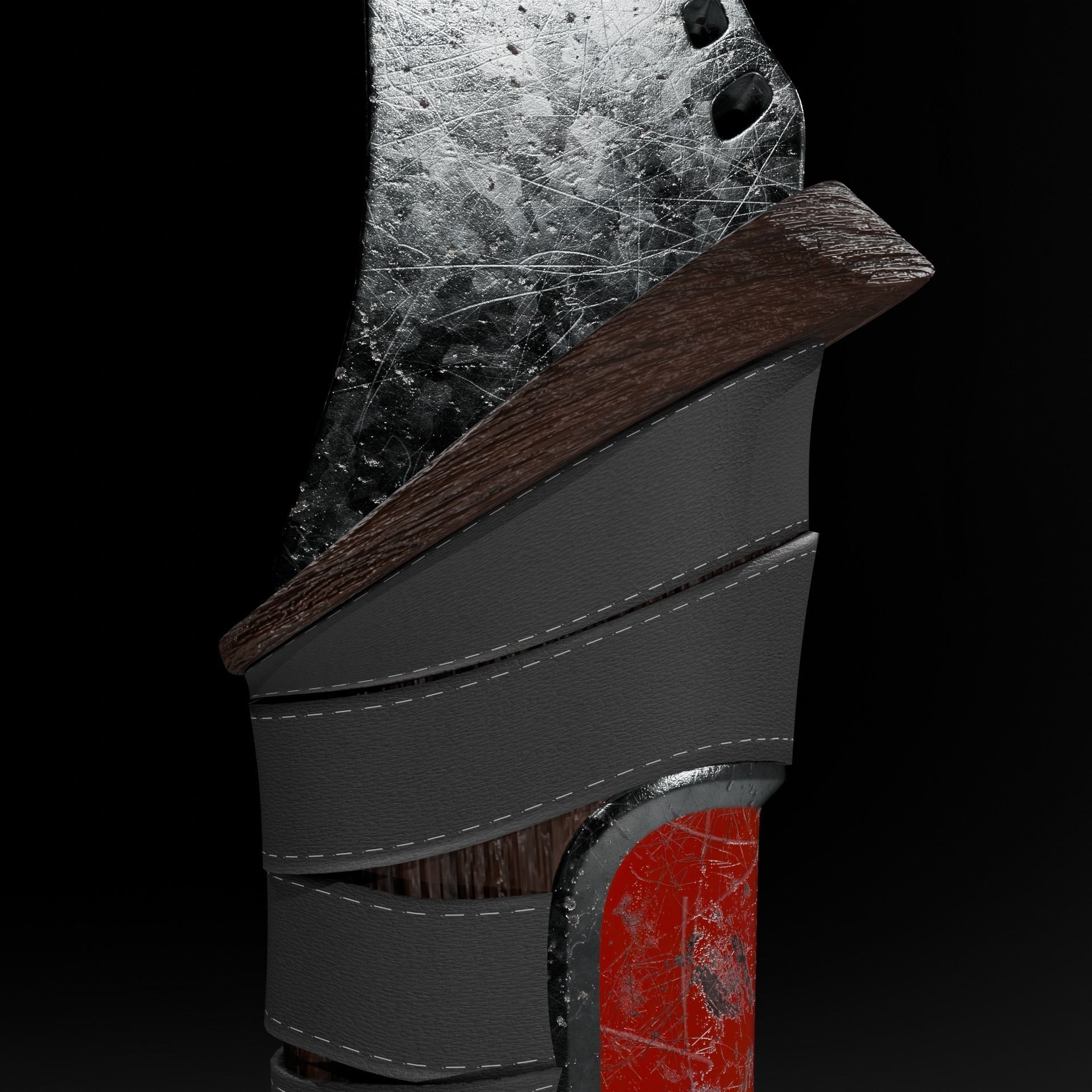 Nordic Axe 3D model_10