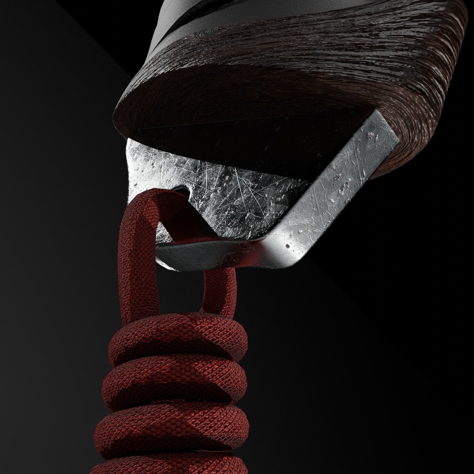 Nordic Axe 3D model_11