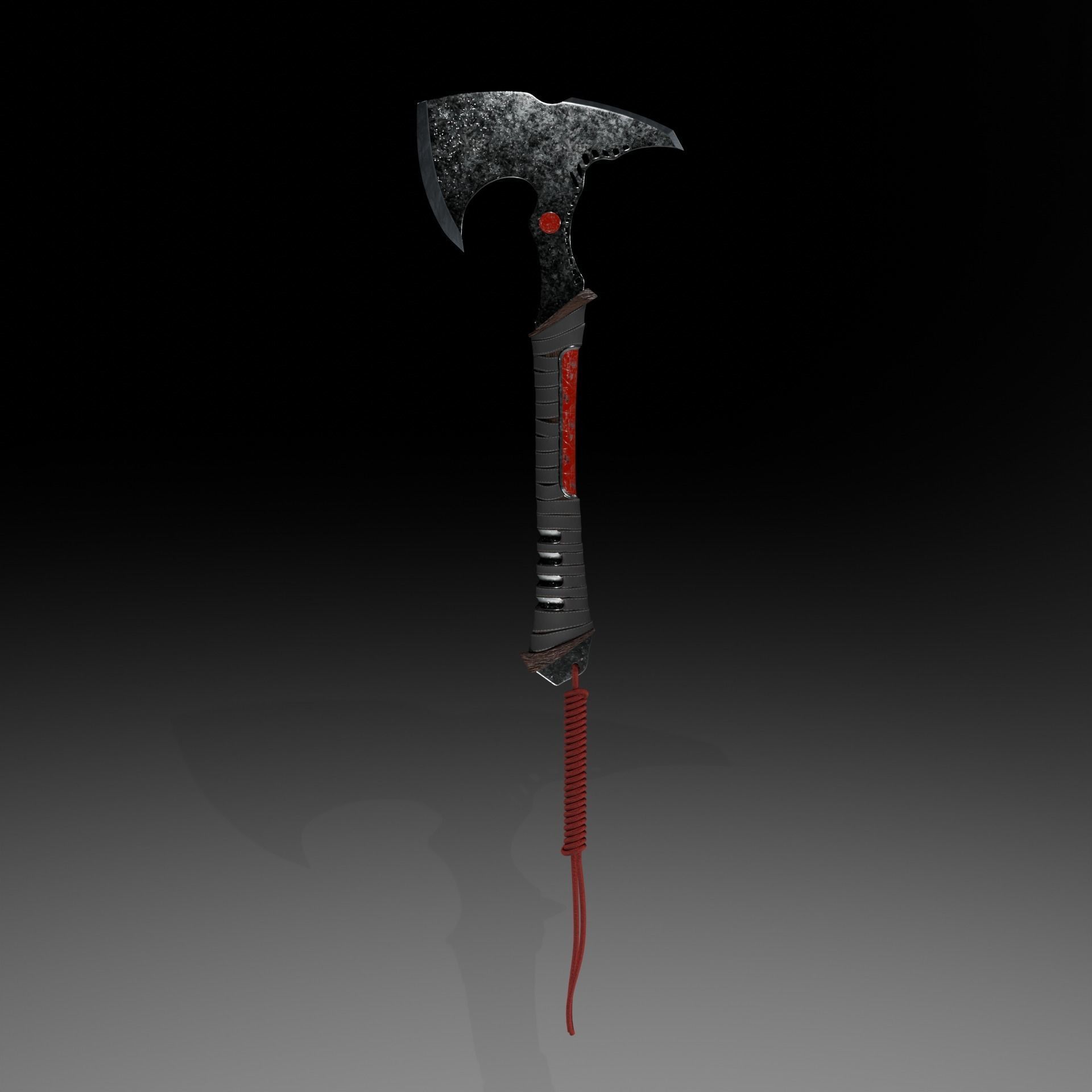 Nordic Axe 3D model_1