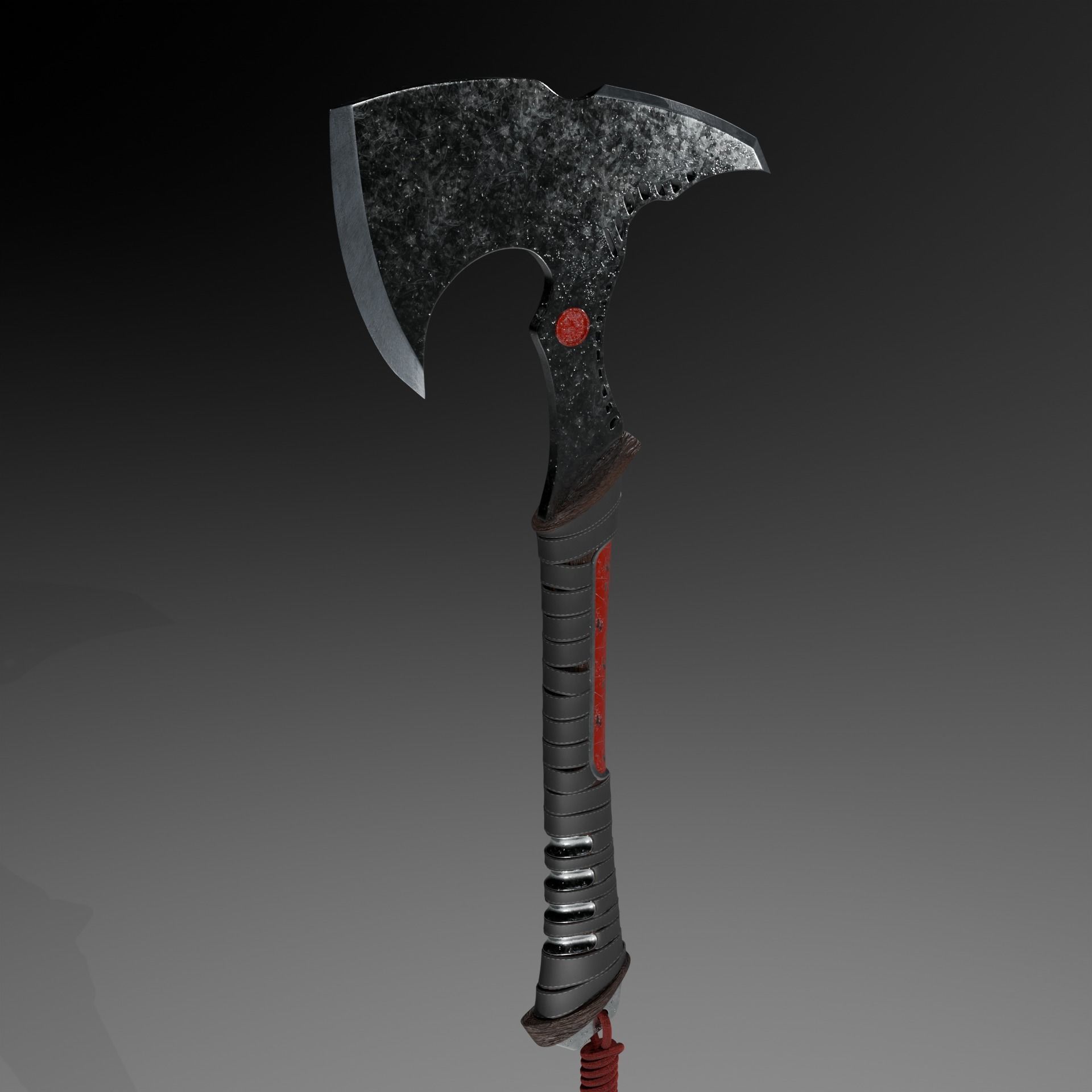 Nordic Axe 3D model_4