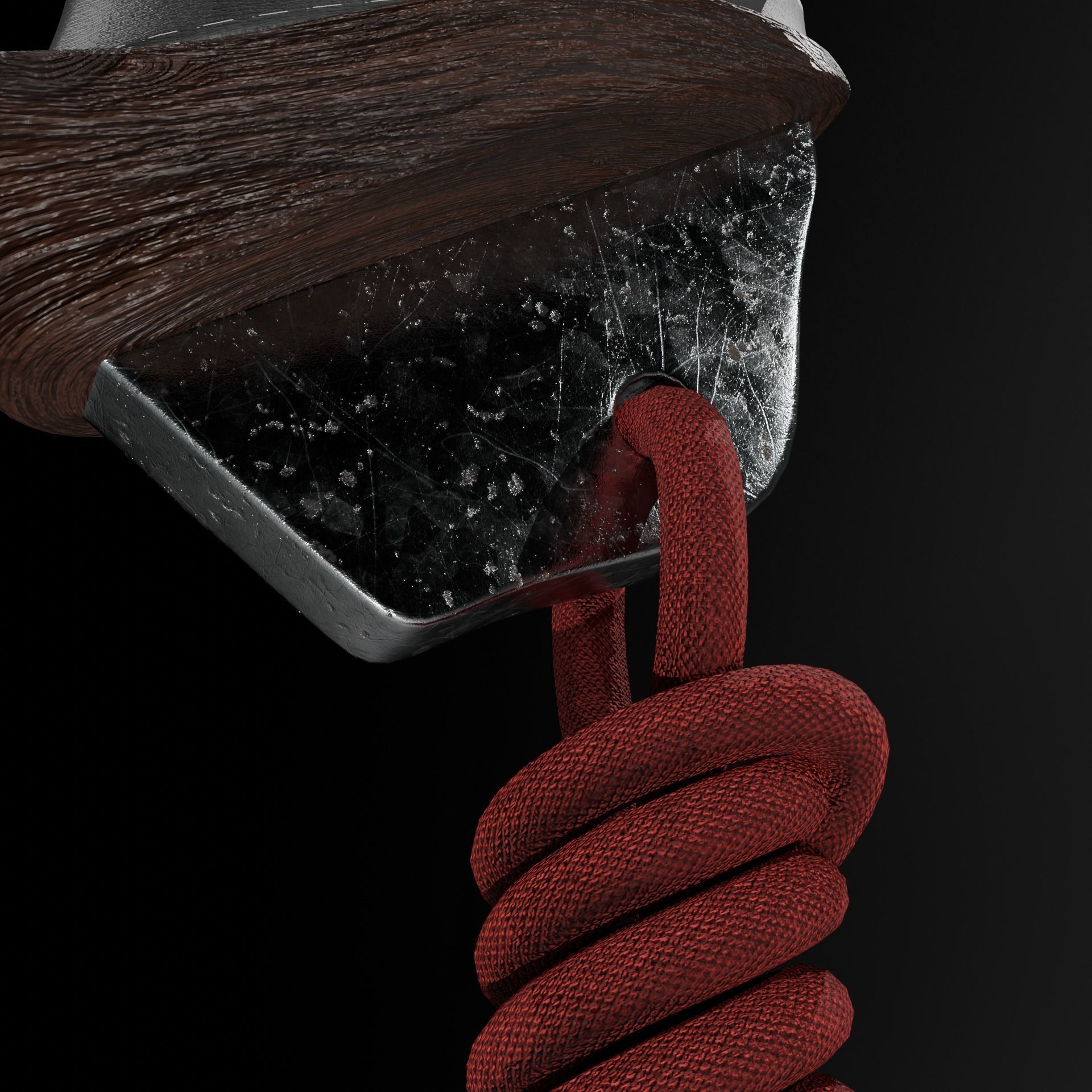 Nordic Axe 3D model_8