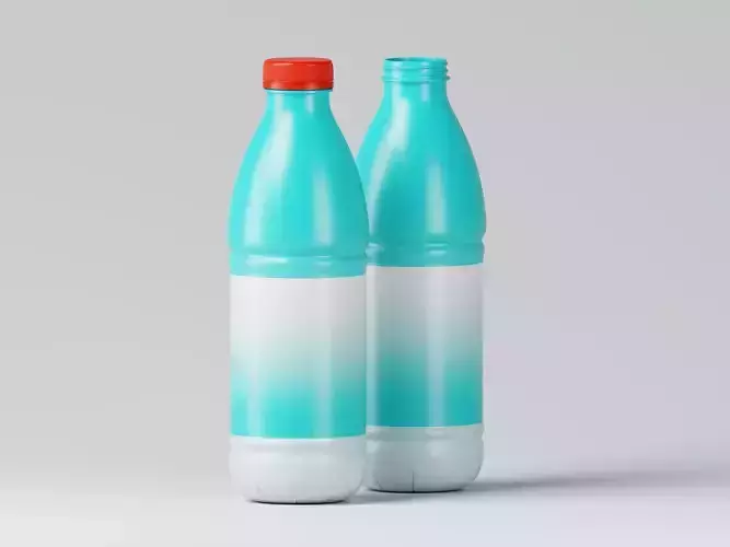 Liquid Product Plastic Bottle 3D Model