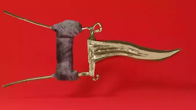 Medieval Golden Dagger