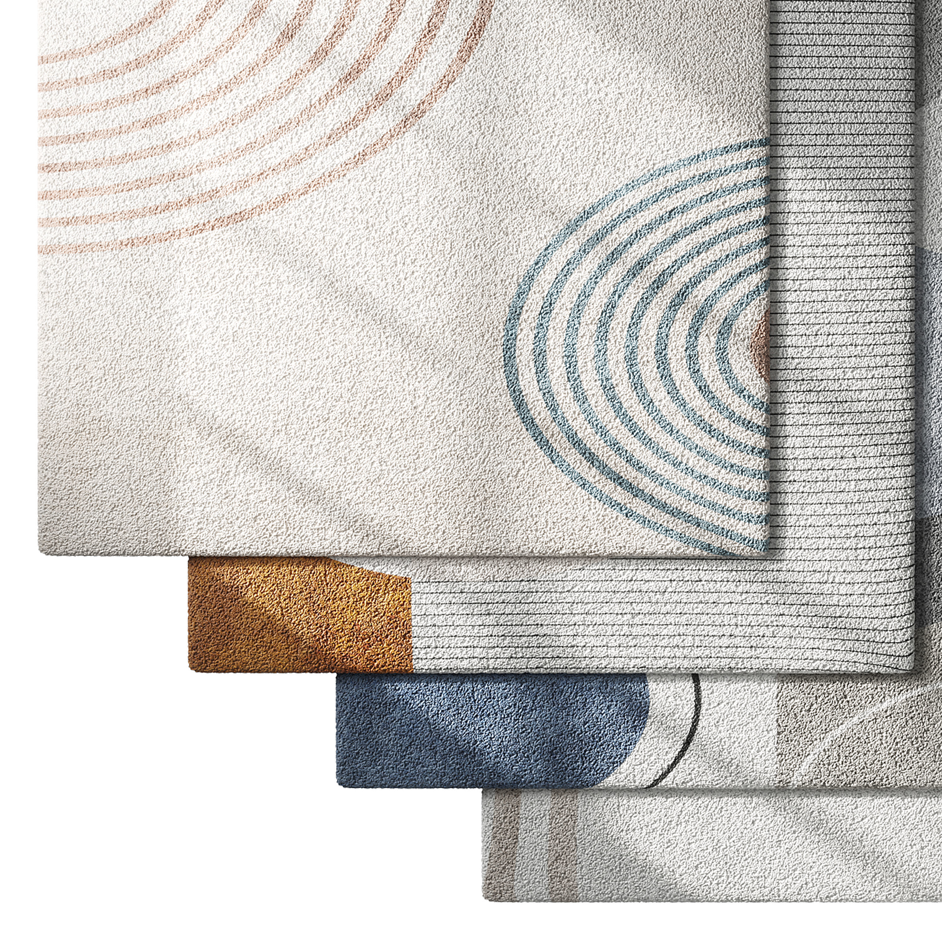 Carpet set 36 3D model_2