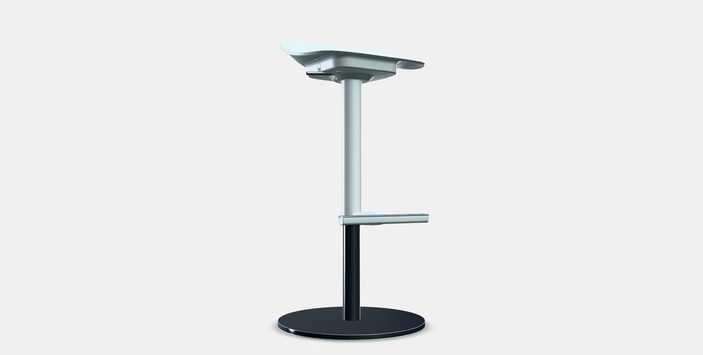 JANINGE Bar stool Low-poly 3D model_3